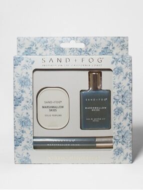 Sand + Fog Marshmallow Skies Perfume Oil Rollerballs and Solid Perfume Set- L.E.
